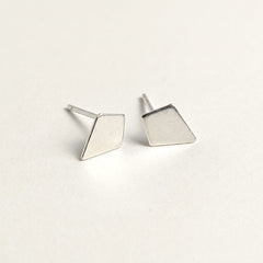 'Kite' Sterling Silver Tiny Stud Earring, view 1