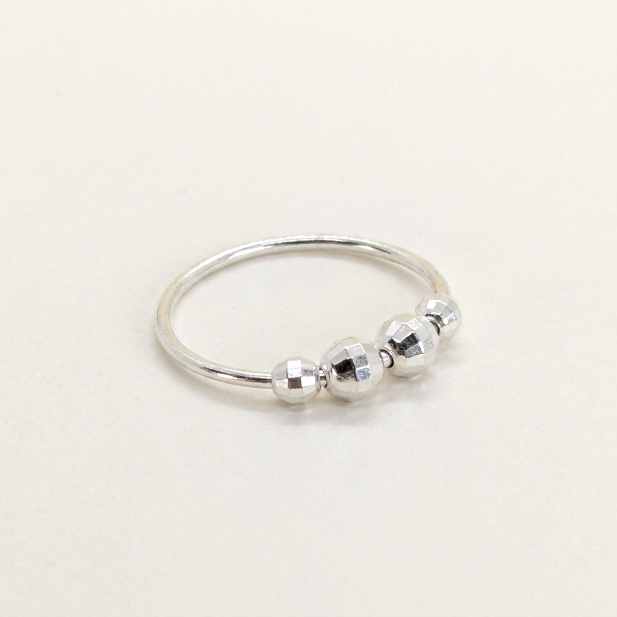 'Disco' Sterling Silver Fidget Ring