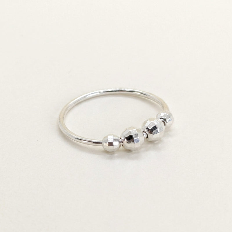 'Disco' Sterling Silver Fidget Ring