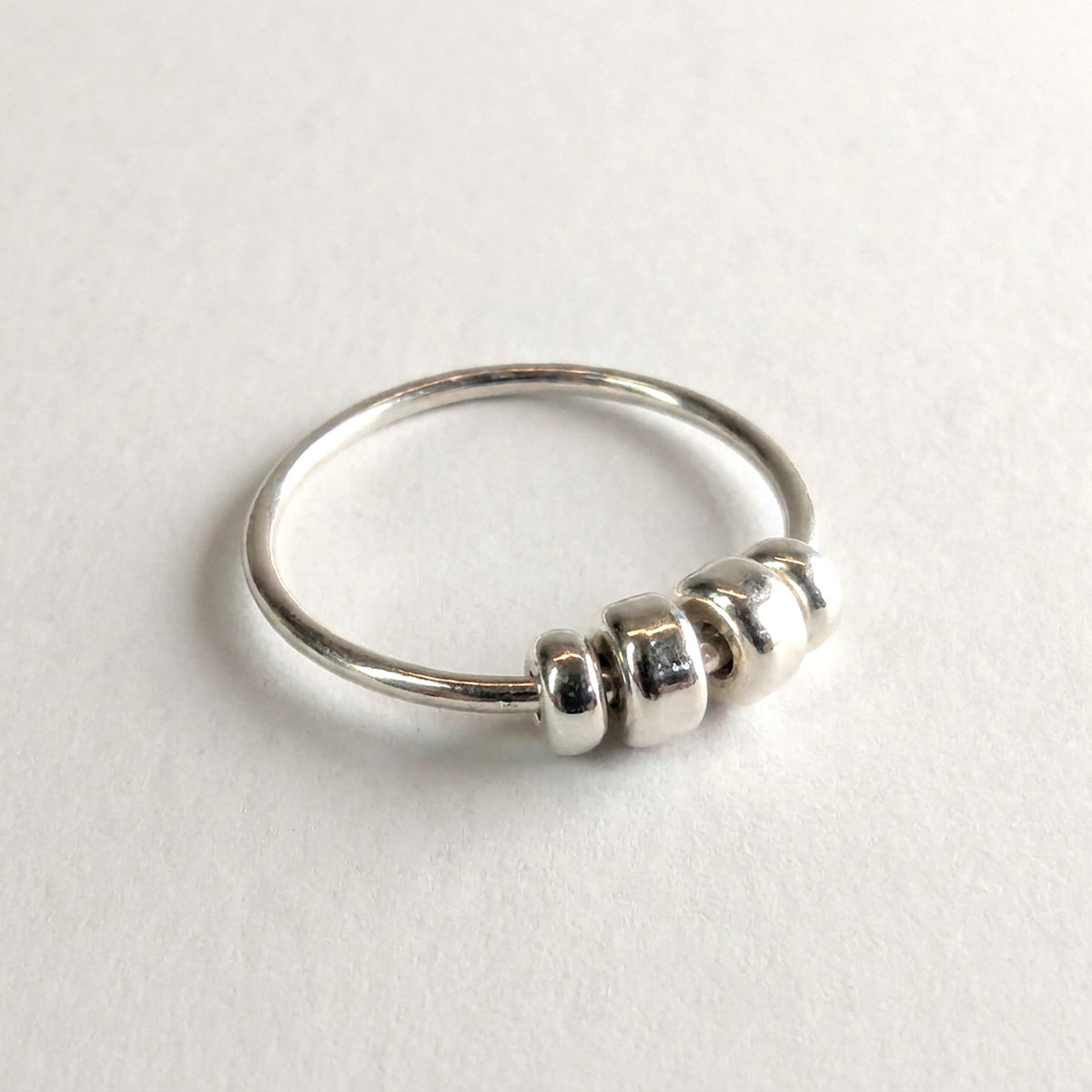 'Halo' Sterling Silver Fidget Ring