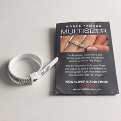 Ring sizer with its instruction packet, view 3